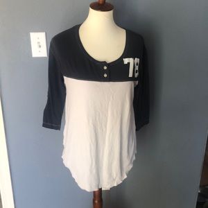 Free People black and white Tshirt